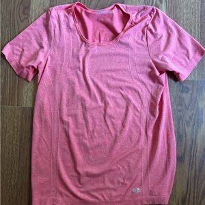 Under Armour Threadborne SZ XL Coral Heatgear Top NWOTS RP$42